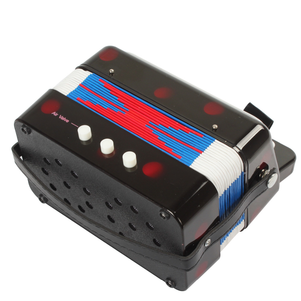 IRIN 7 Keys+3 Buttons Miniature Accordion for Aged 5 and Up Children / Kids Button Toy Instrument
