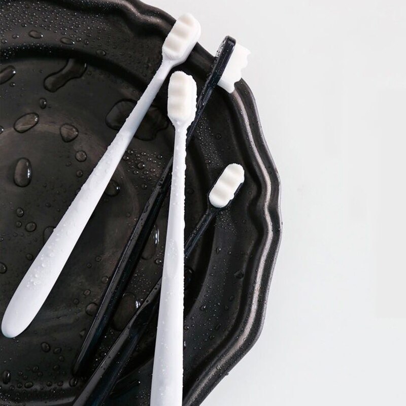 Ultra-fine Soft Toothbrush Toothbrush Black/white Ultra Soft Toothbrushes Dental Nano-antibacterial Tooth Brush