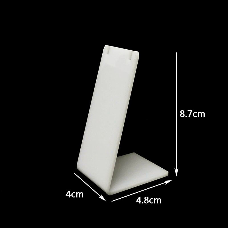 Acryl kettinghouder, sieraden displaystandaard, hanger, sieraden displaystandaard, sieraden fotografie rekwisieten: Witte b