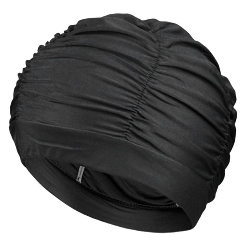 Zwemmen Hoed Vrouwen Lang Haar Badmuts Stretch Elastische Laken Badmuts Badmuts Voor Zwemmen Zwembad: D