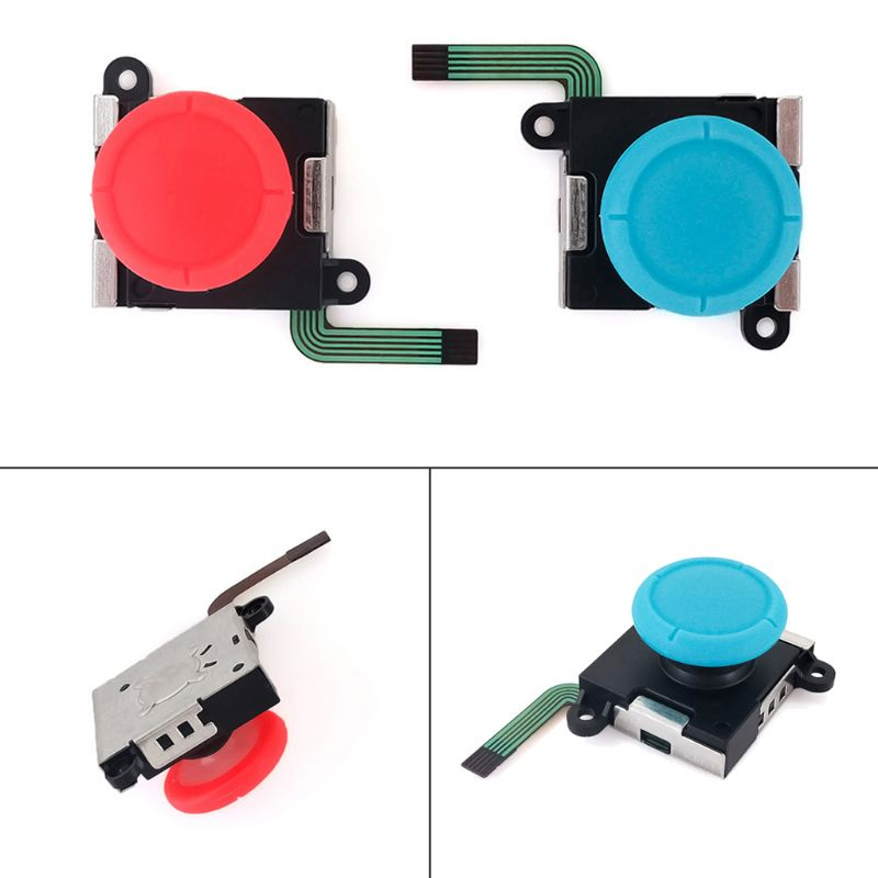 Originele Analoge Joystick Thumb Sticks Sensor Voor Nintendo Schakelaar Lite Joycon Controller Vervanging Blauw Wit Joystick Cap
