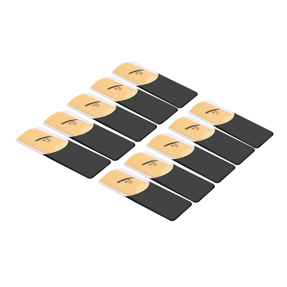 10pcs Alto/Tenor/Soprano/Clarinet Saxophone Sax 2 1/2 BE Reeds Strength 2.5 Reed Bamboo