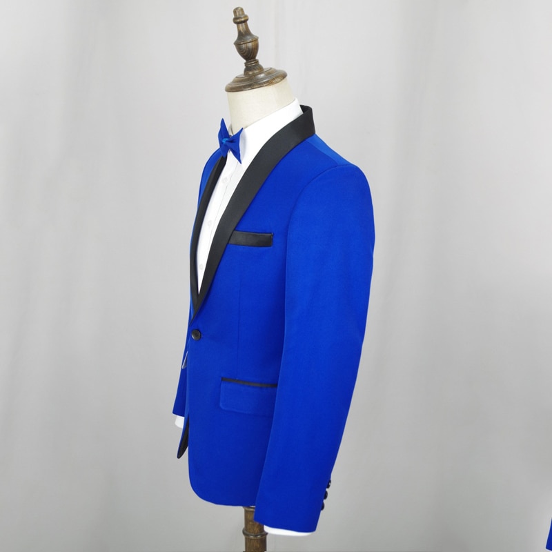 S-4XL Männer Anzüge königlich Blau Jacke Schlanke Männliche Sänger Kleidung Party Tragen GoGo tanzen Outfit Prom Anzug einstellen Bühne Kostüm VDB808