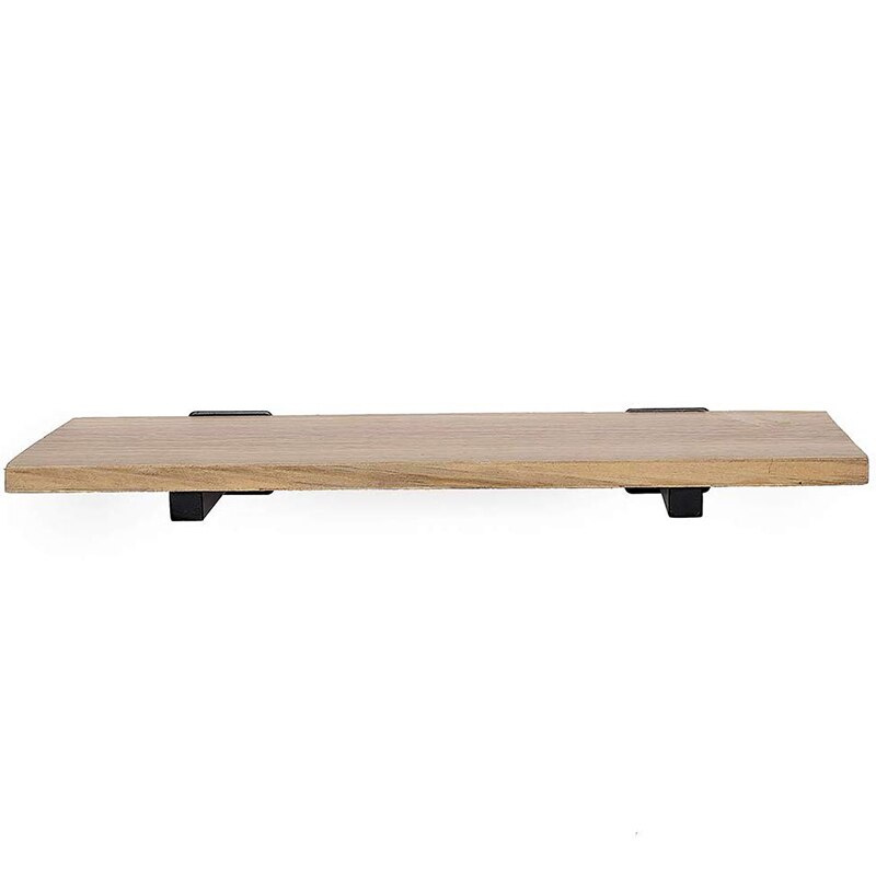 Heavy Duty Floating Shelf Brackets-300 mm Blind Industrial Metal Shelf Supports, Wall Mounted Concealed Hardware Brace for DIY o
