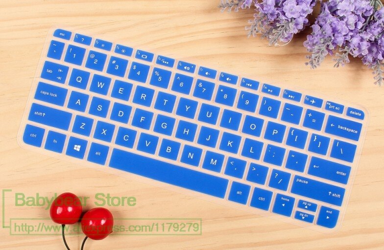 Silikon Tastatur Schutz Film Cover Skin Protector Für Hp X360 Spectre 13-4104la 13-4103dx 13-D023Tu/D024Tu 13,3 Zoll: blue