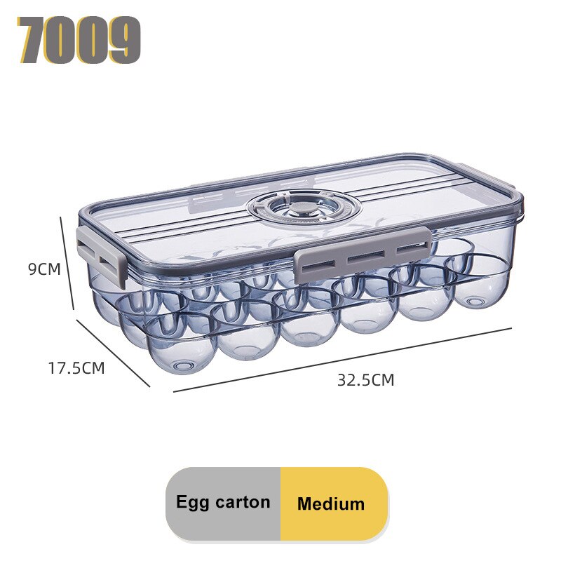 Refrigerator Storage Box Pet Plastic Transparent Thickened Frozen Drain Fresh-keeping Box Special Finishing For Refrigerator: 15