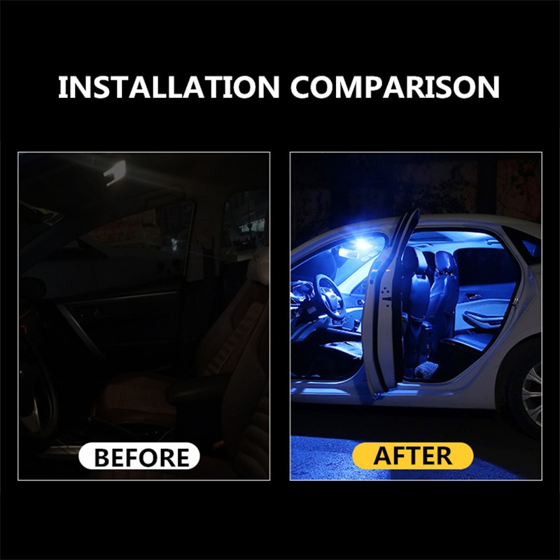 Ampoule LED 3030 SMD C5W C10W pour voiture, éclairage intérieur de voiture, lampe de lecture, dôme, Canbus 12V, 1 pièce, 31mm, 36mm, 39mm, 41mm