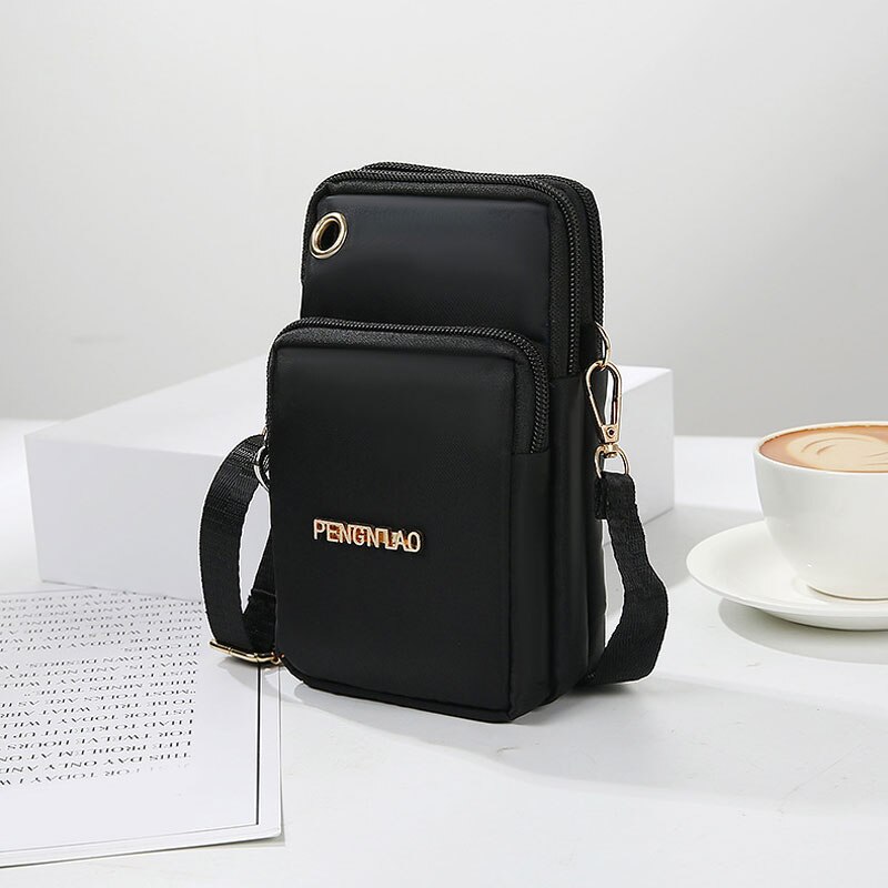 Impermeable del teléfono del bolso de las mujeres bolsa de Mini bolso bonito globo de aire de impresión de la bolsa de mensajero de hombro bolso: 5