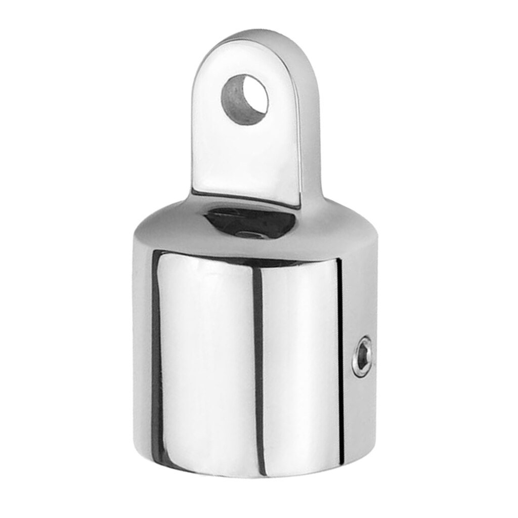 Marine Grade 316 Marine Stainless Steel Eye End Cap Bimini Top Fitting 1''