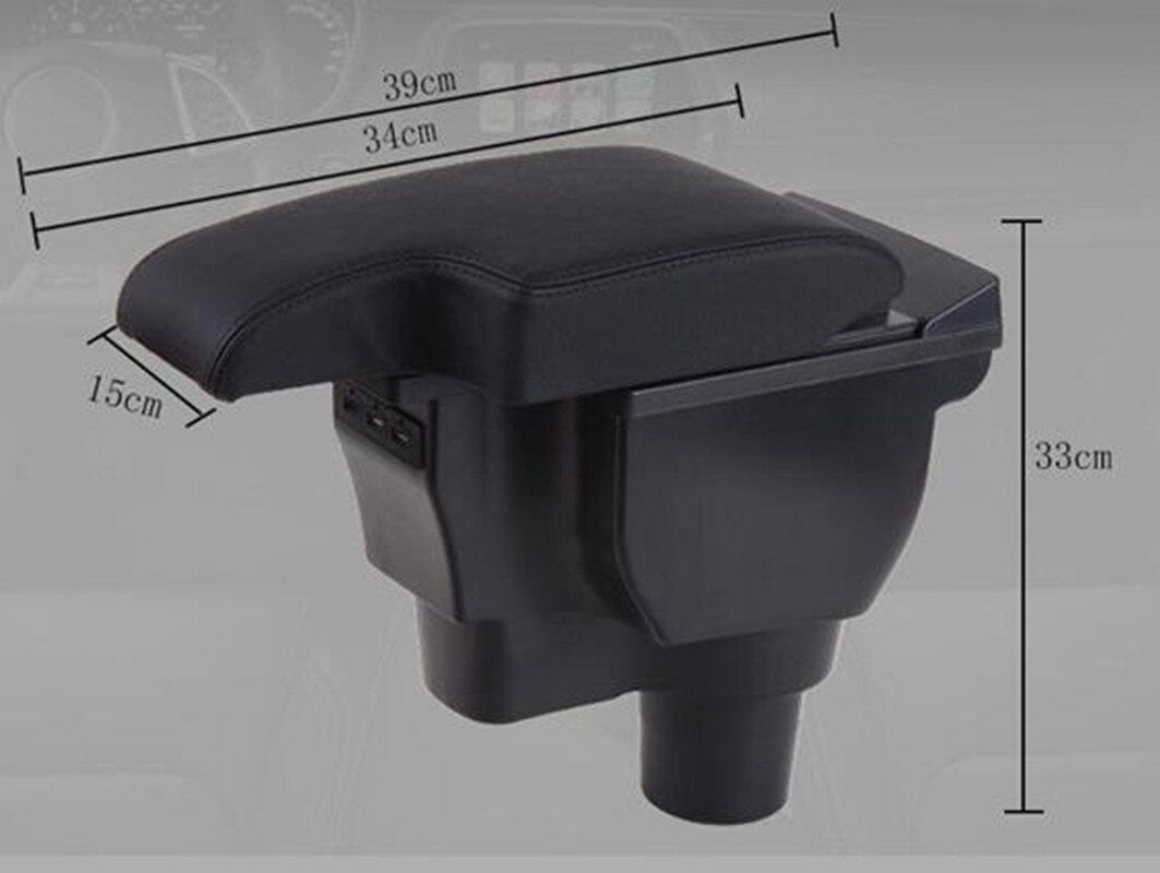 Dla Kia Rio 4 podłokietnik ze schowkiem dla Kia Rio 4 x-linia podłokietnik samochdoowy Russi 2016 2017 2018 2019 2020 akcesoria samochodowe wnętrze łatwa instalacja