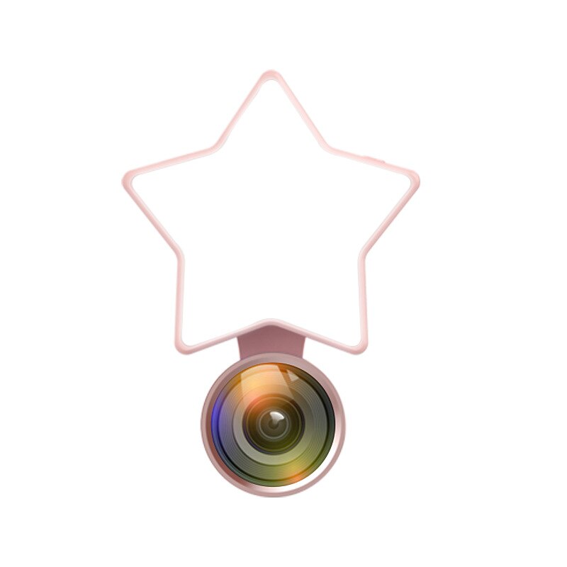 Mobiele Telefoon Led Selfie Ring Licht Draagbare Fotografie Clip Licht Schoonheid Vullen Lamp Voor Mobiele Telefoon Camera Oplaadbare