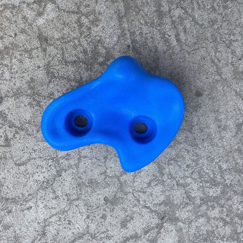 1Pcs Veiligheid Klimmen Rock Muur Stenen Kleur Voor Kinderen Klimwand Stenen Hand Voeten Houdt Grip Sport Kinderen indoor Speelgoed: Blue