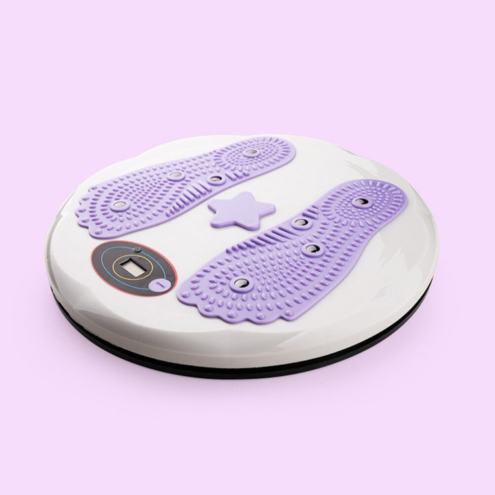 1pc Thin Waist Device Counting Style Twisting Waist Disc Fitness Equipment (Violet)