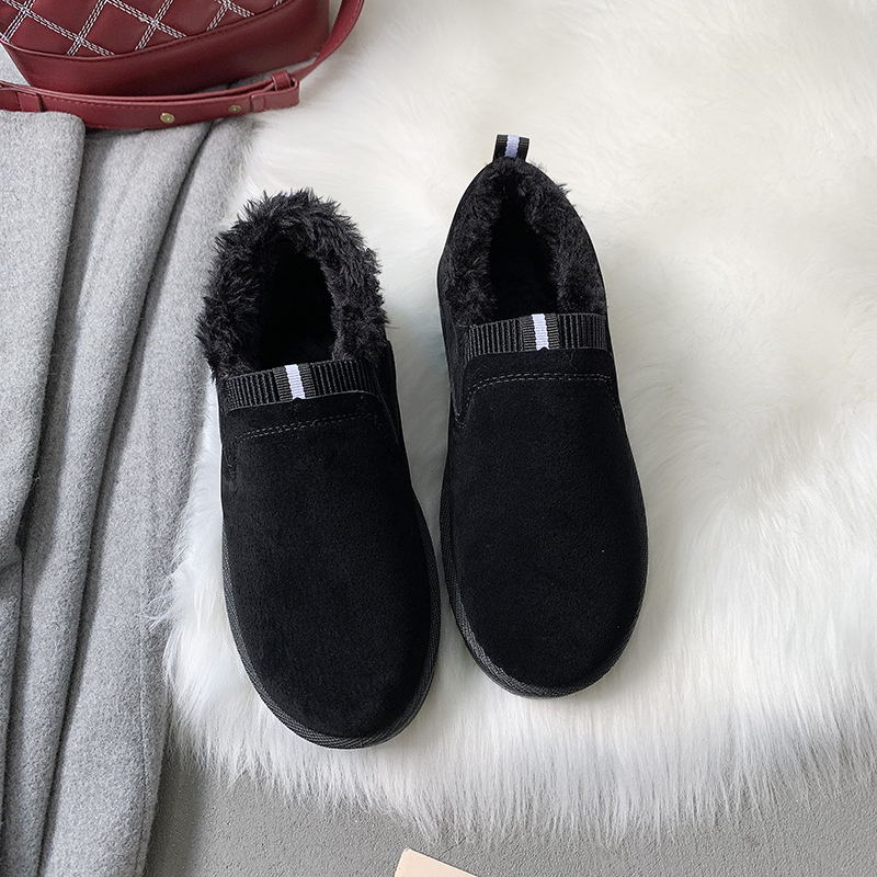 Pels kvinner for sko plysj holde varmen flate sko kvinner casual spenne loafers pelssko kvinne zapatos de mujer dame bomullssko