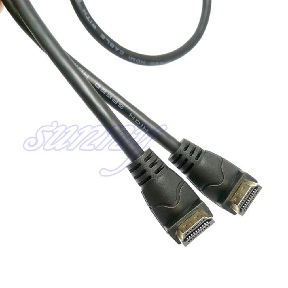 Hdmi 4k 3d kort 90 graders ret vinkel hdmi kabel dobbelt ned vinkel hdmi kabel linje han til han m / m hdmi ledning 0.3m 0.6m 1.8m: Gør-gør / 1.8m