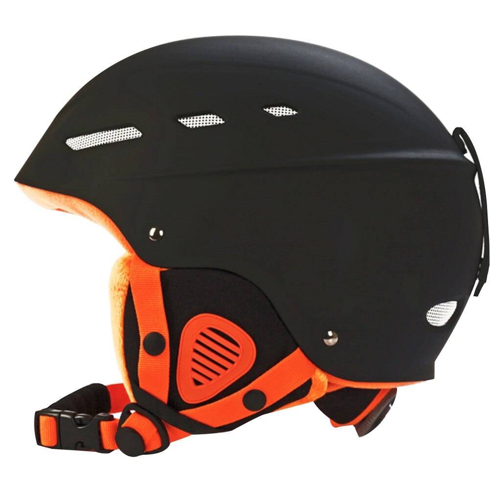 Heren dames ademend draagbaar skihelm bescherming snowboard sneeuwsport verstelbaar volwassen winter warm met gespen