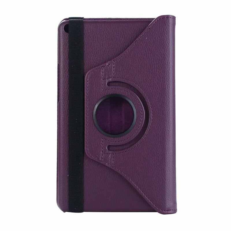 Funda de cuero PU giratoria 360 para Huawei MediaPad T3 8,0 Honor Play Pad 2 KOB-L09 KOB-W09 funda para Tablet para Huawei T3 8,0 + film: purple and pen