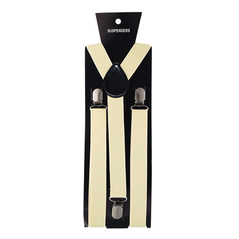 Bretelle per uomo Pantaloni Abbigliamento Bretella per adulti Camicia da uomo Abito da donna Festa di nozze Colori solidi Gonna da abito con bretelle Cinghie