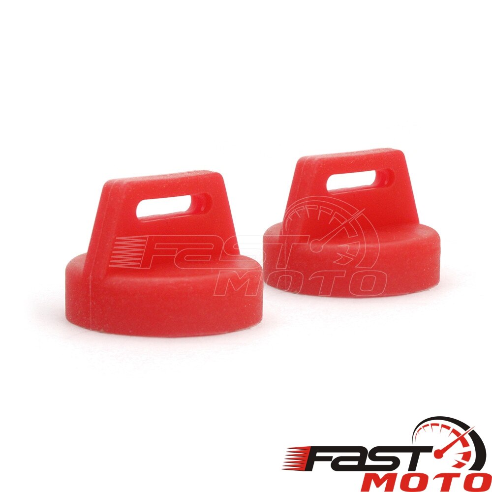 1X 2X Black Rubber Igntion Key Cover Case For Polaris Sportsman Scrambler Magnum XP RZR 900 470 EPS Key Switch Protection ATV: 2x red