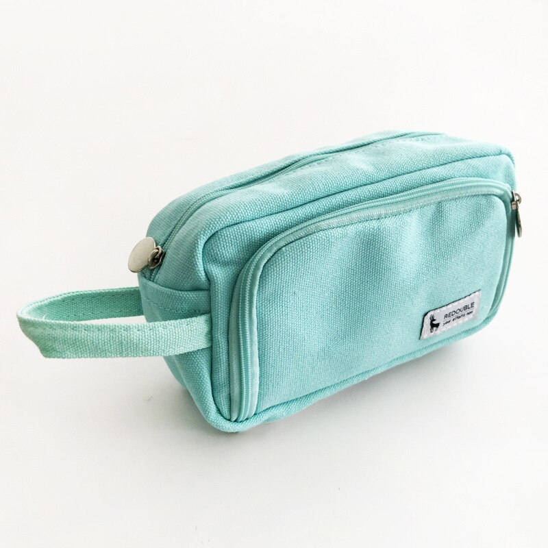 6 Colors Pencil Case for Shcool Office Students Pencils Bag Statiionery Supplies Kawaii Cute Shcool Pencil Case Big Pencils Bag: C