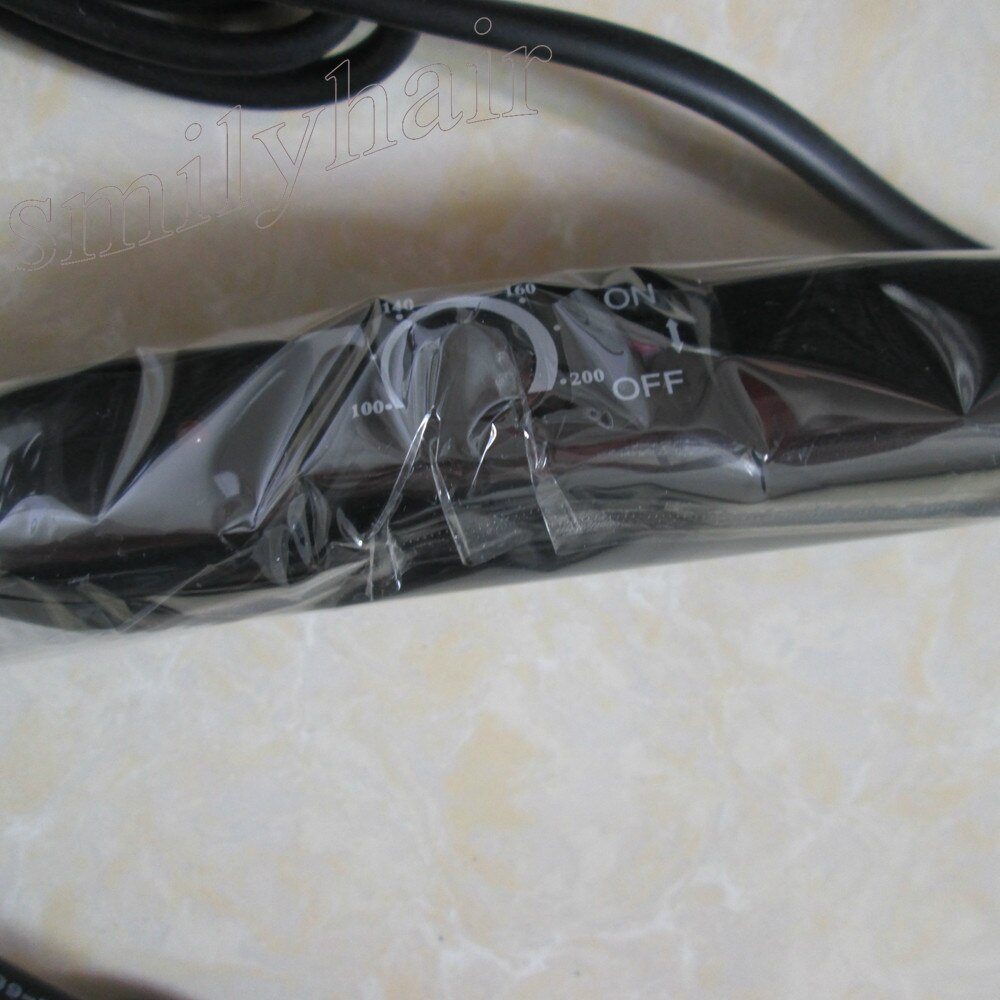Extensión de cabello fusión conector de hierro LOOF-618 conector de calor herramientas de unión de fusión de queratina para extensiones de cabello pre-enlazadas