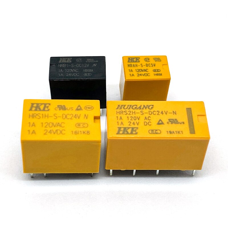 10pcs 100% HF HRS1H HRS2H HRS4H-S-DC5V DC12V DC24V -C -N Relay