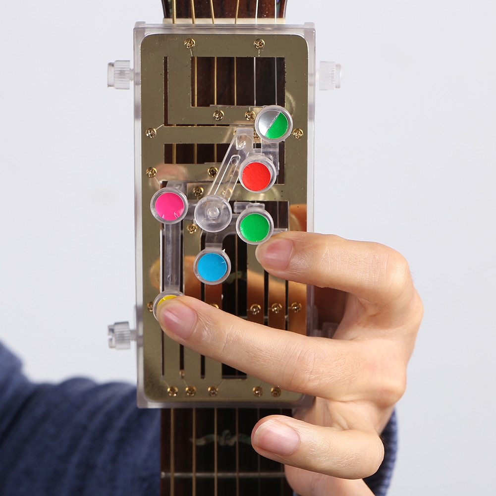 Akustisk guitar akkord kammerat undervisningshjælpeværktøj guitar værktøj guitar læringssystem praksis hjælp med 6 universelle akkorder