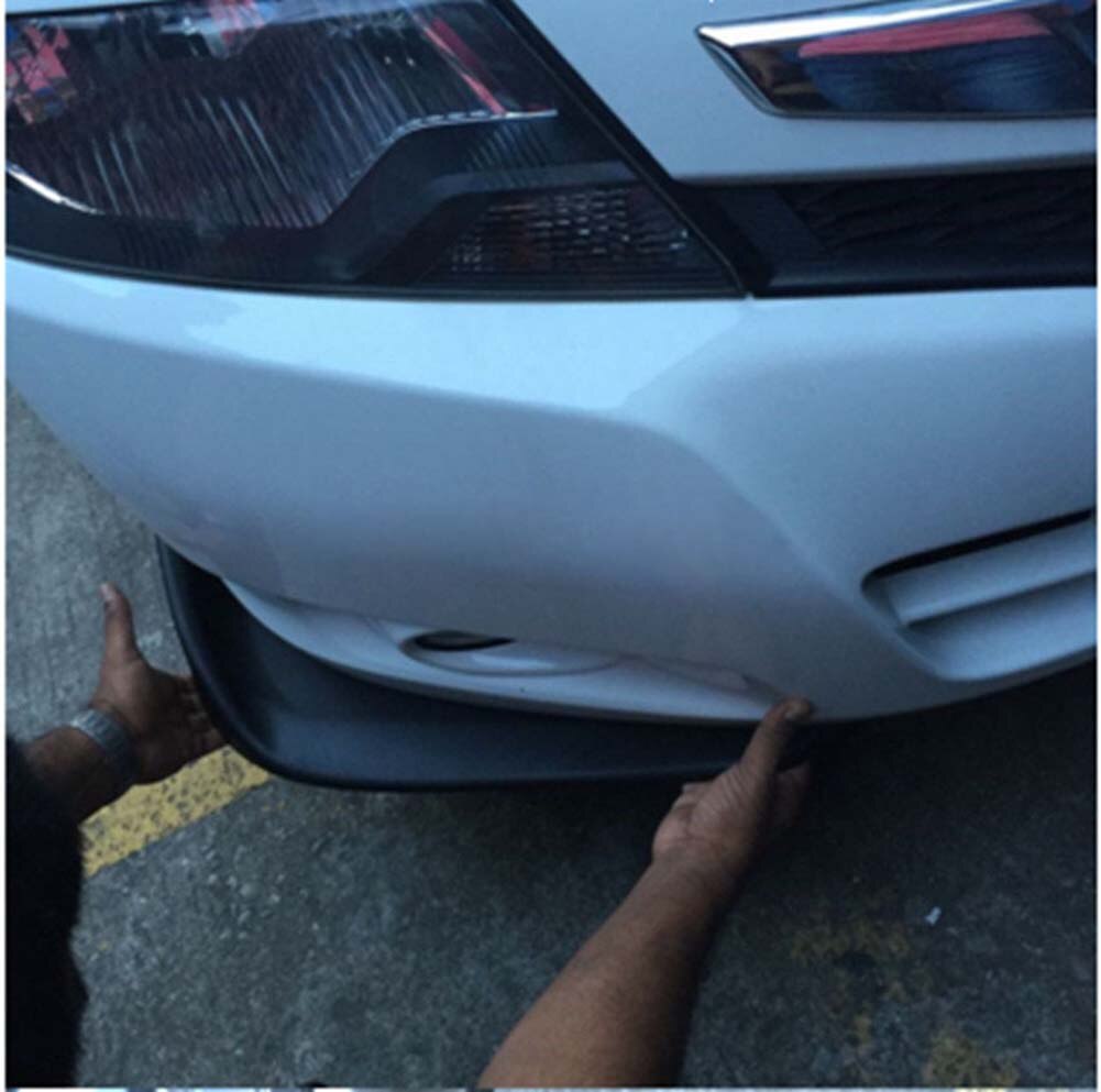 Car Front Bumper Lip Splitter Fins Body Spoiler Anti-spill Flow or Shark Fin Spoiler Sellig Universal Bumper Lip Splitter