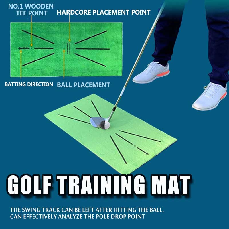Golf Training Mat Voor Swing Detectie Batting Mini Golf Praktijk Training Aid Game En Voor Kantoor Aan Huis Buiten Gebruik mat Pad