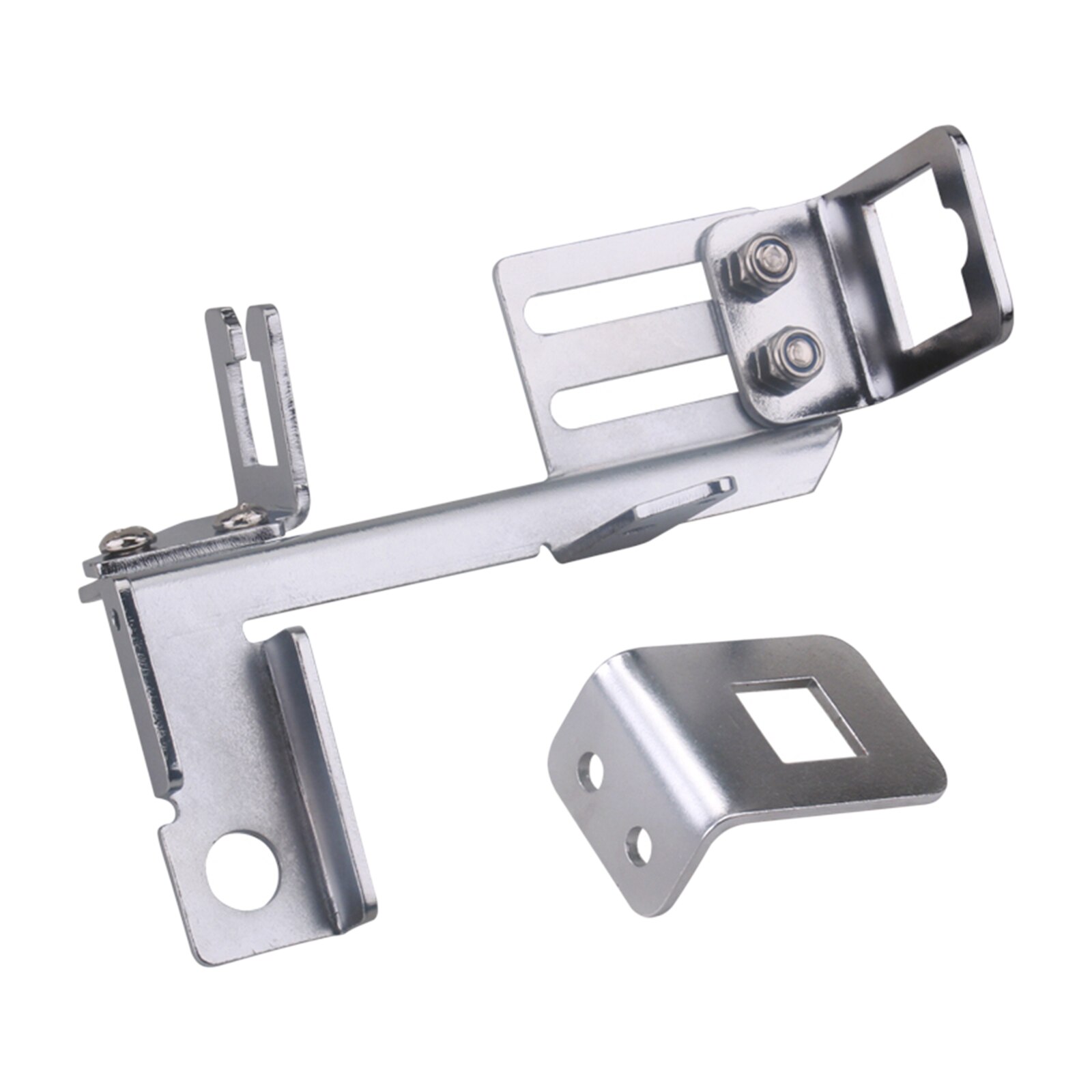 Chrome Throttle Cable Kickdown Bracket Assy for Chevrolet SBC Holley