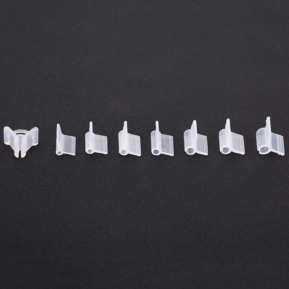 Clips de fijación de calibre para plantas, 2/3/4/5mm, para verduras, tomate, vid, tallos, soporte para cultivo, 200 Uds.
