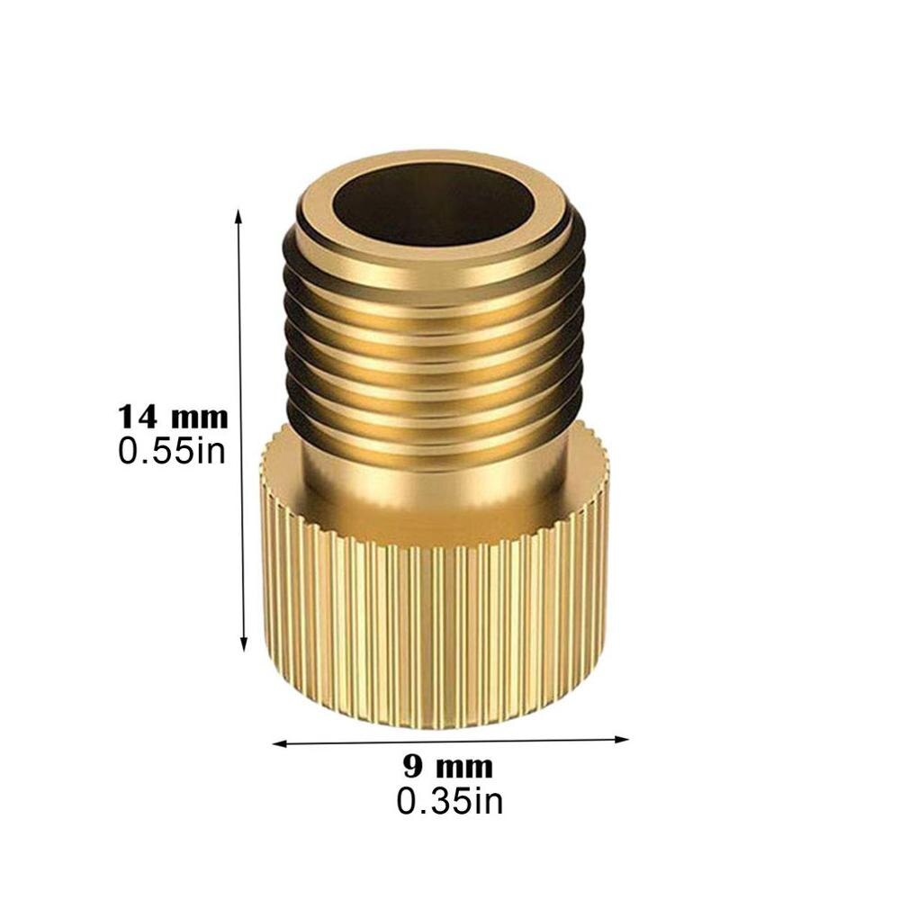 2pcs/set Bicycle for Presta to Schrader Valve Converter Adapter for Presta Valve Extension Bicycle Accessories