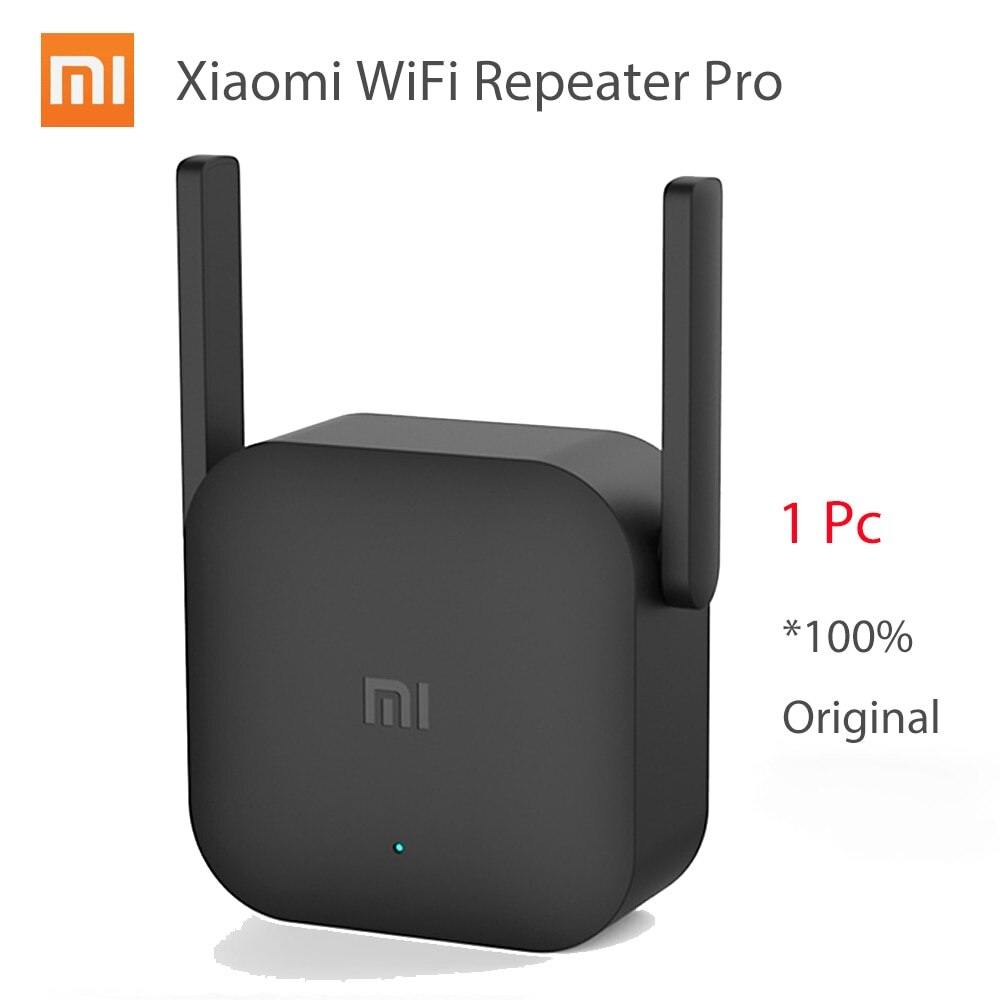 Originale Xiaomi WiFi ripetitore Pro 300Mbps Mi amplificatore rete Expander Router Extender Roteador 2 Antenna per Router Wi-Fi Home: Add UK Plug / 1 Pcs