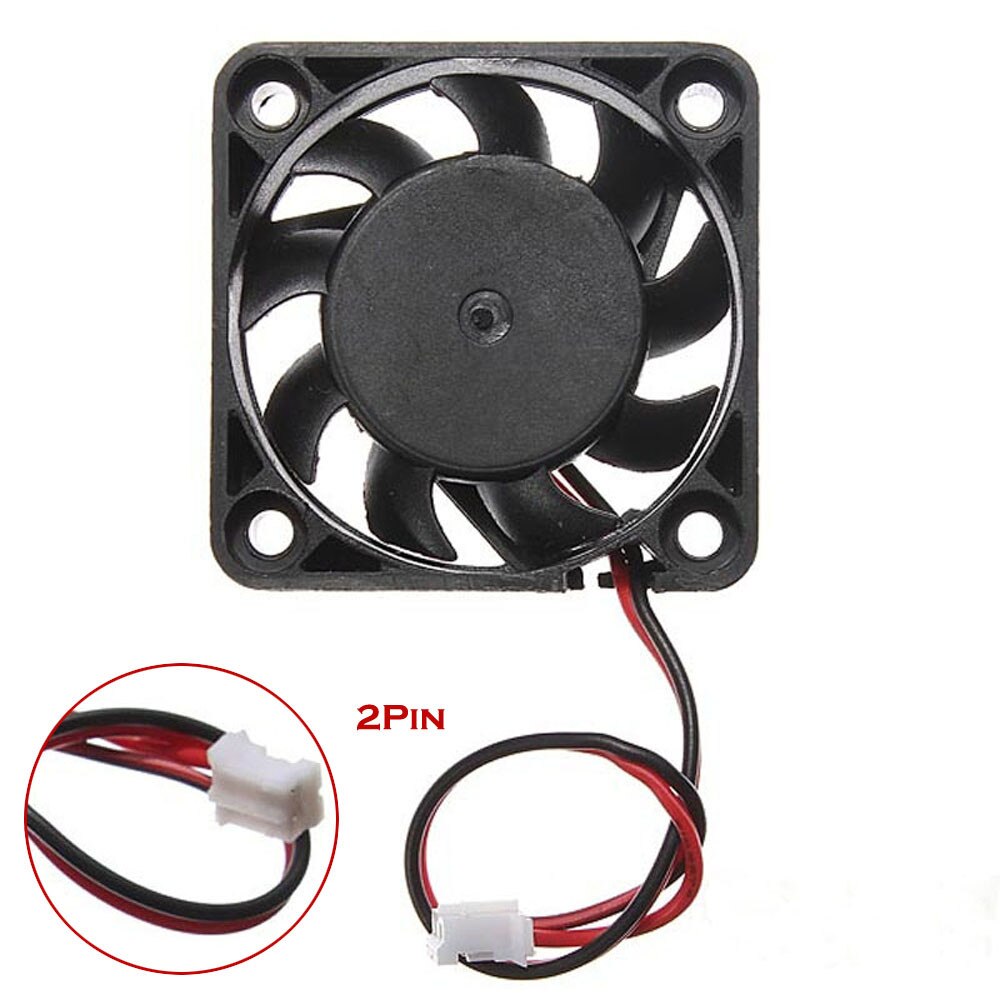 cpu cooler master rgb cooling fan 2Pcs 12V Mini Cooling Computer Fan - Small 40mm x 10mm DC Brushless 2-pin
