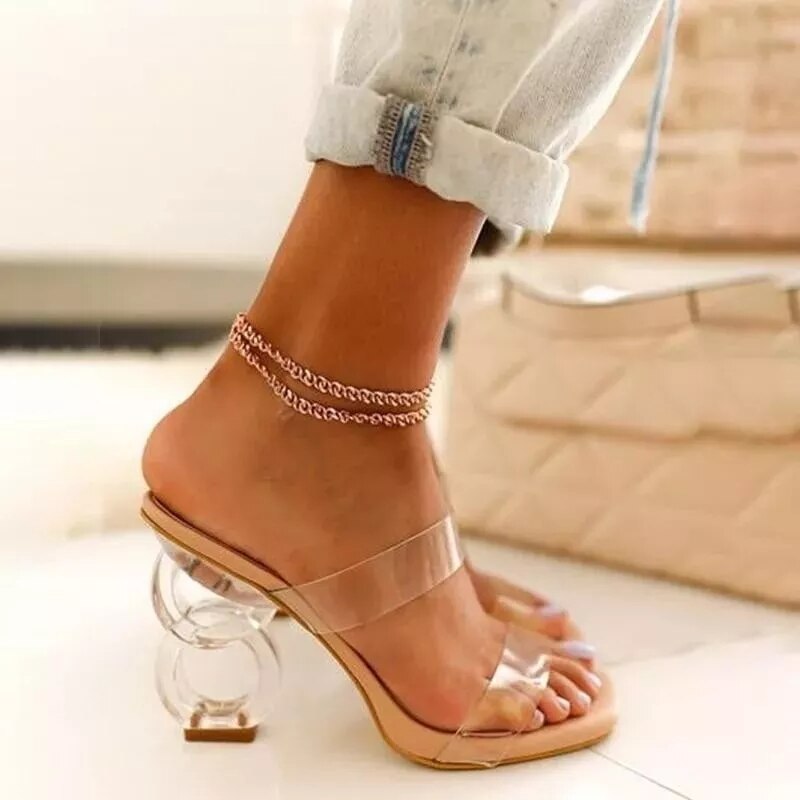 JIA JIA 01129 Vrouwen Bruids Schoenen Gesloten Teen T-riem 4