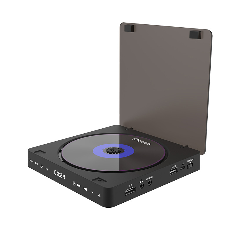 Dvd-speler HDMI voor tv 1080P, Mini HD CD DVD-spelers voor thuis, aanraaksensor, HDMI- en AV-kabel en controller inbegrepen, dvd nne Diego Diego Diego Diego