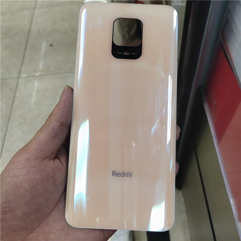 Nuovo vetro posteriore per Xiaomi Redmi Note 9 Pro 9S (64MP) coperchio batteria custodia posteriore pannello porta