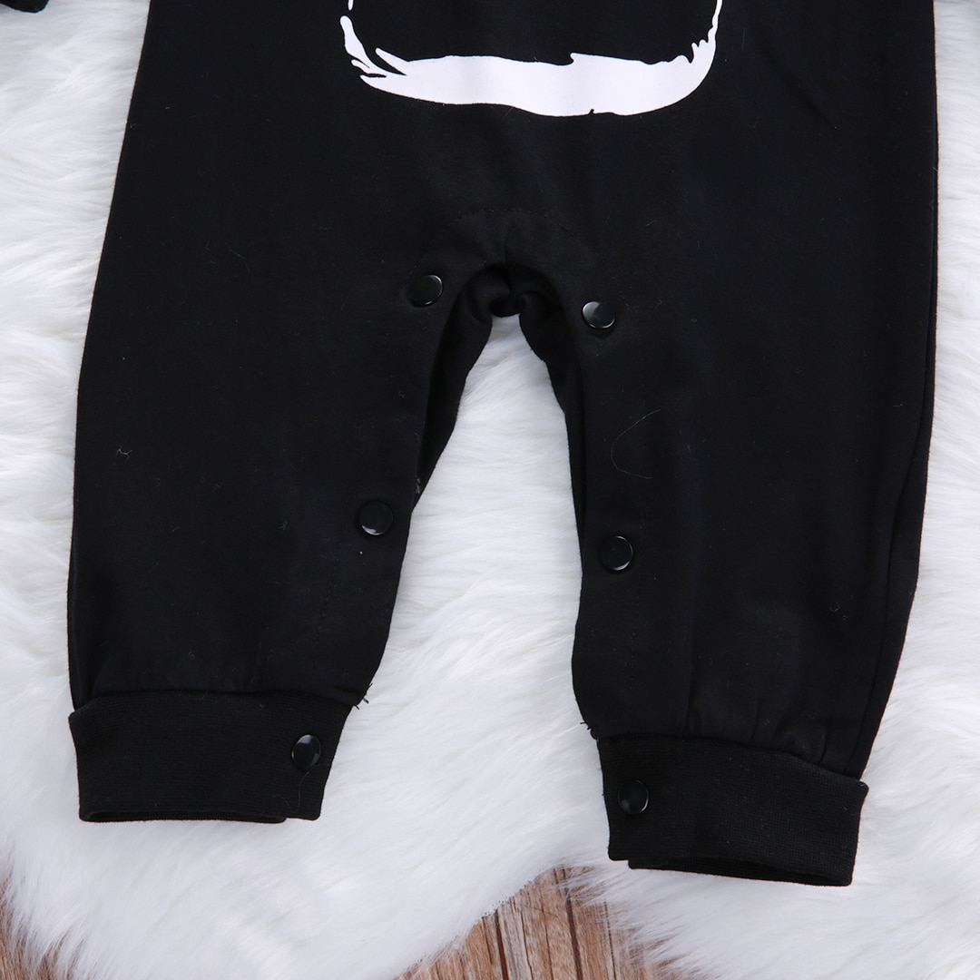 MILK Letter Newborn Kids Baby Boy Girl Long Sleeve Clothes Romper Jumpsuit Outfits