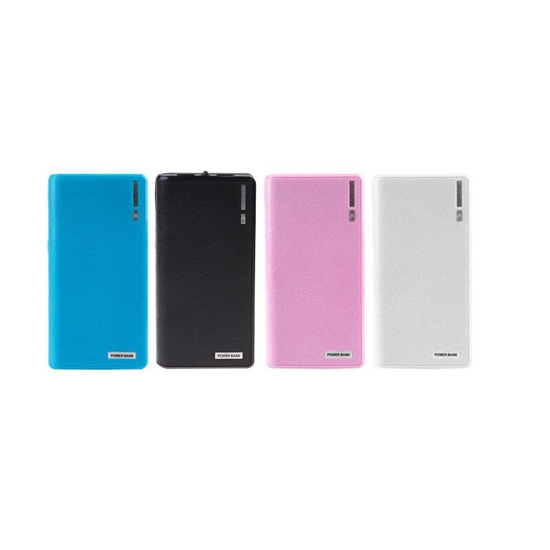 Dual USB Power Bank 6x 18650 Externe Backup Batterie Ladegerät Box Fall Für Telefon