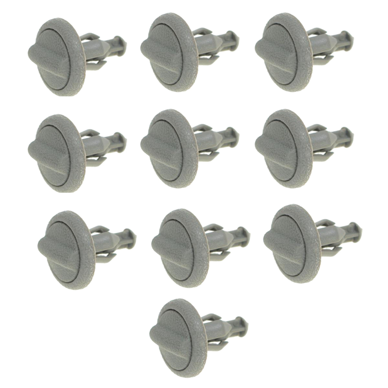 -10 stk grå plastpakkehylleklips tidlig type ende til nissan juke 799161 ka 3a: misligholde tittel