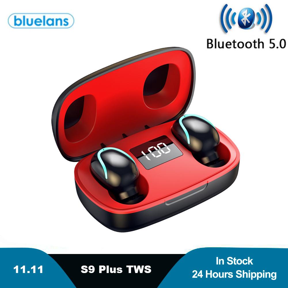 S9 Tws Mini Waterdichte Bluetooth 5.0 Draadloze Koptelefoon Hifi Oordopjes Met Microfoon Oortelefoon