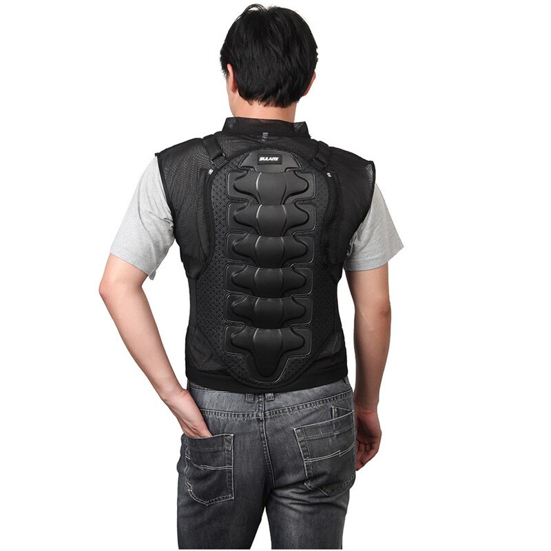SULAITE sans manches dos soutien gilet de Protection EVA Pad snowboard ski sport vestes de sécurité Protection moto armure