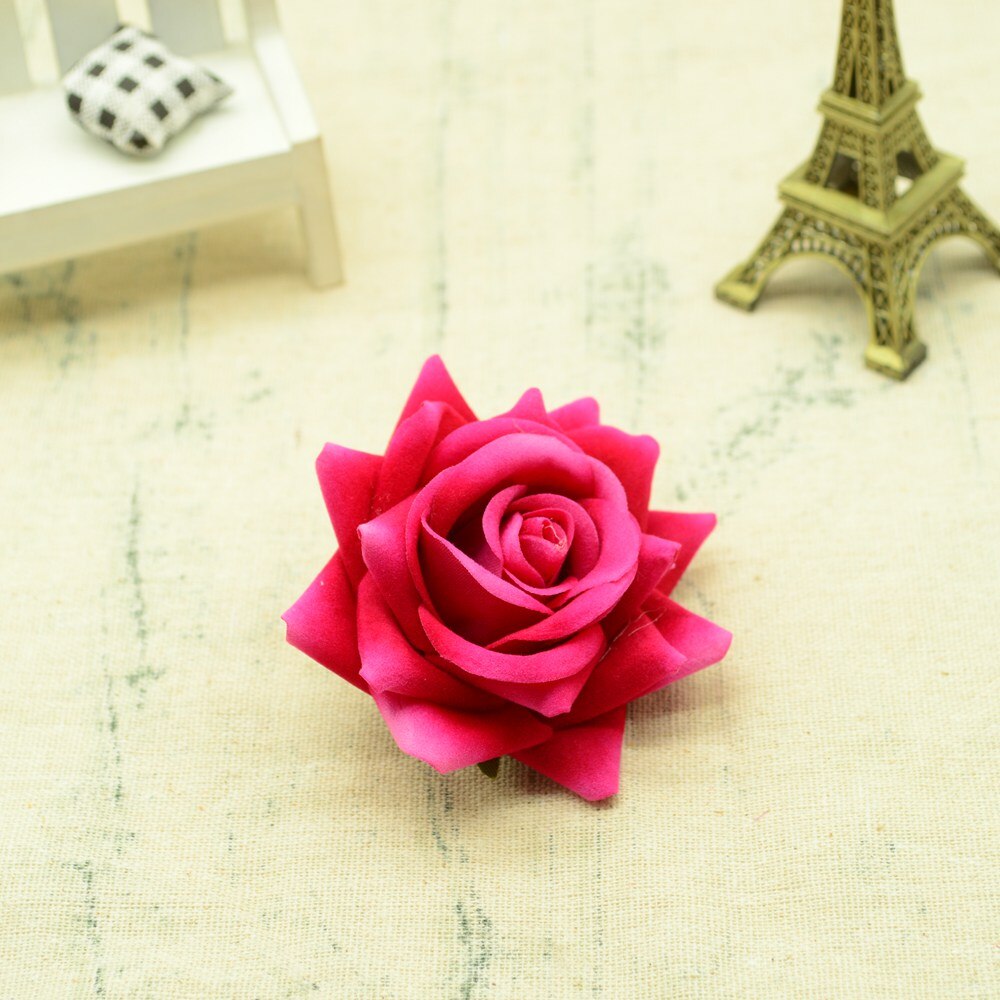 30/100PCS Kunstbloemen voor Kerst Woondecoratie Bruiloft Bruids Accessoires DIY Krans Een Cap Zijden rozen