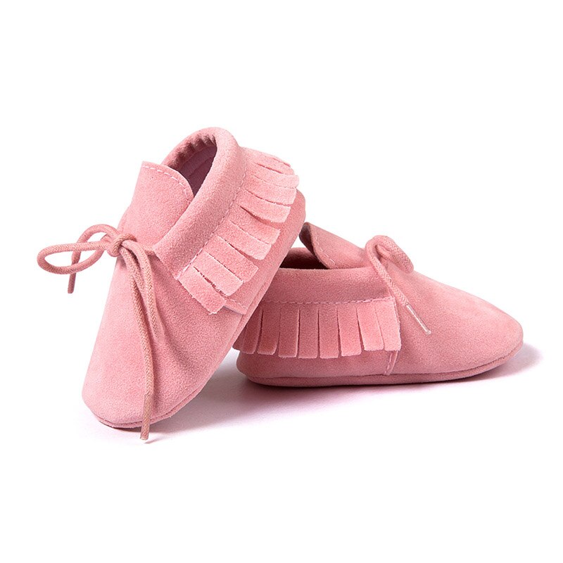 Bløde bomulds babysko sneakers skridsikre sål dejlig kvast nyfødt barn baby pige sko snekers piger drenge