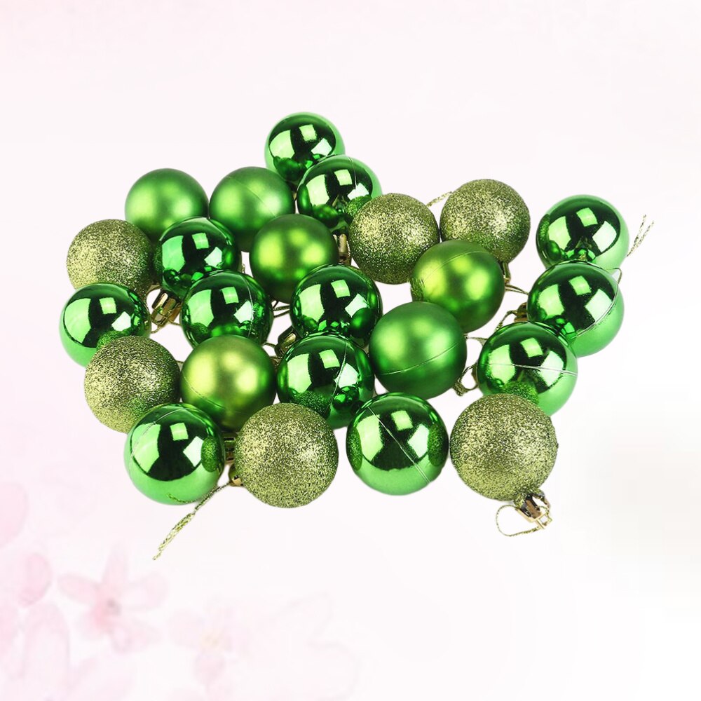 12pcs Green Christmas Ornaments Hanging Christmas Tree for Home Christmas Shop Party