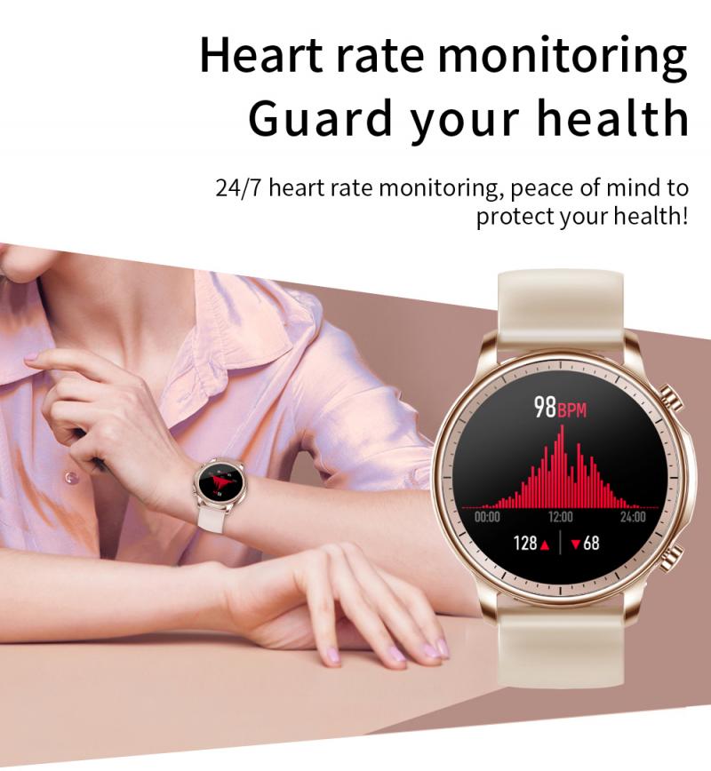 V23 Smart Watch Full Touch Screen IP67 Waterproof Heart Rate Blood Monitor For IOS Android Sport Smart Watch