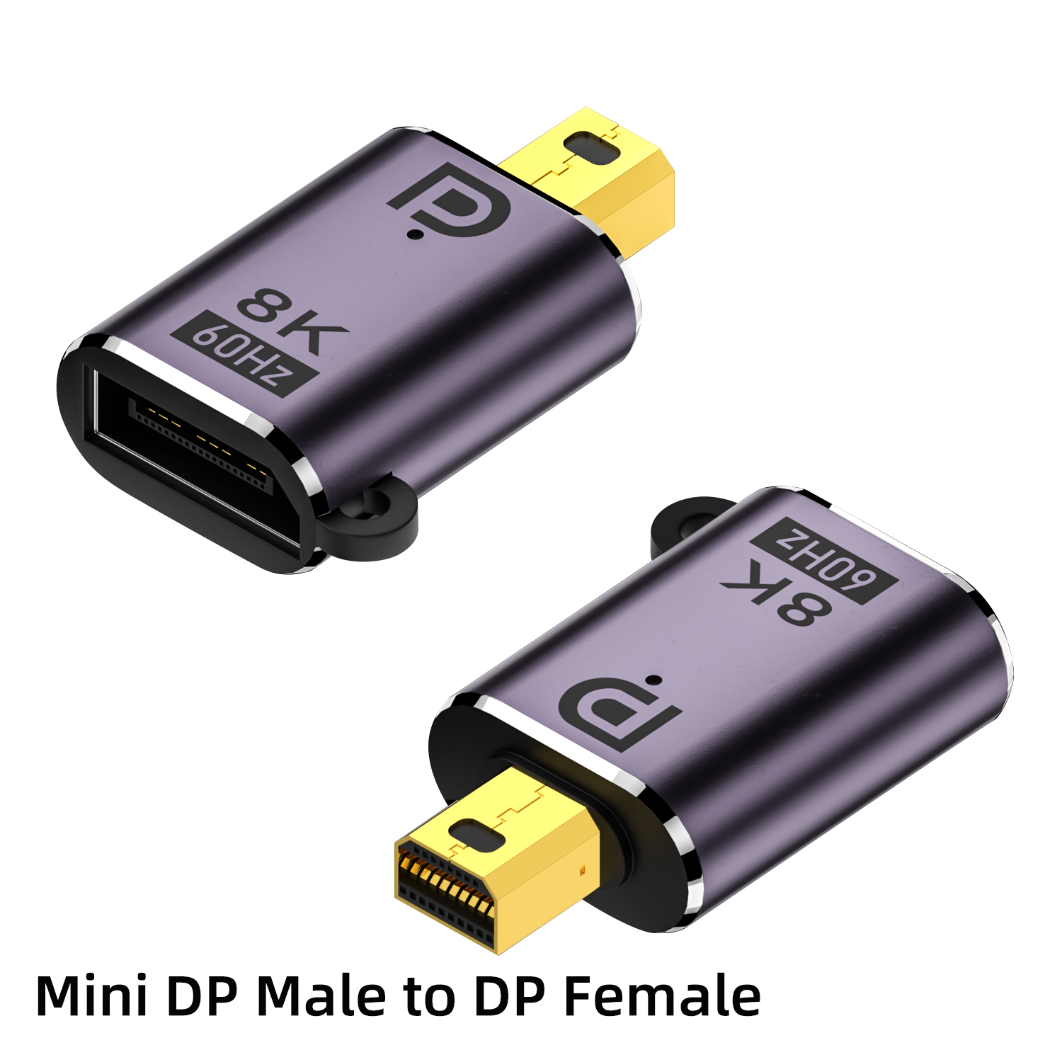 8K Mini DP Displayport 1.4 Adapter Converter 8K@60Hz 4K@144Hz DP to Mini DP Male to female Connector Extender for PC Laptop TV: WHITE
