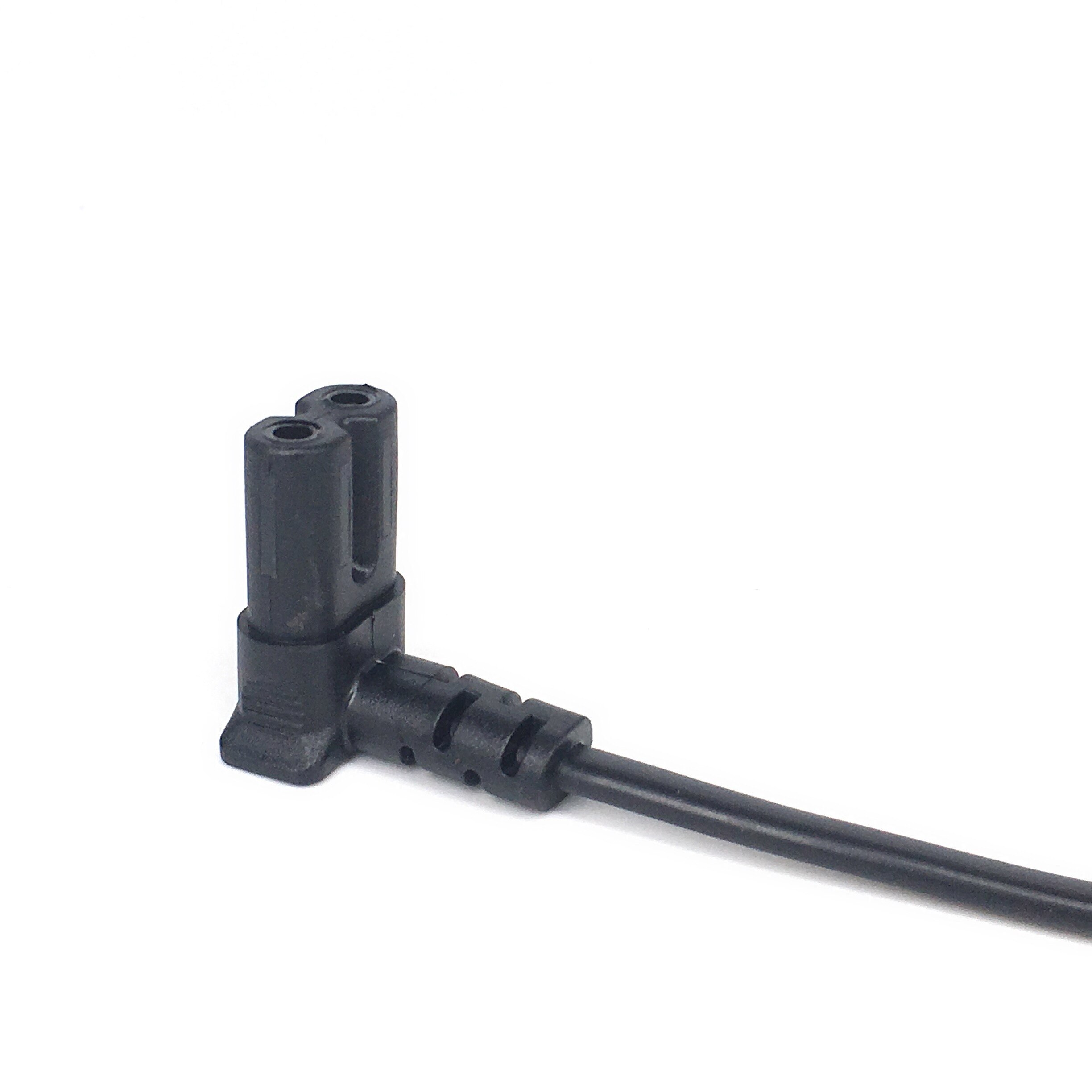 Câble d'alimentation adaptateur 2 broches vers C7, Angle de 90 degrés, 1.5M, australie vers IEC C7