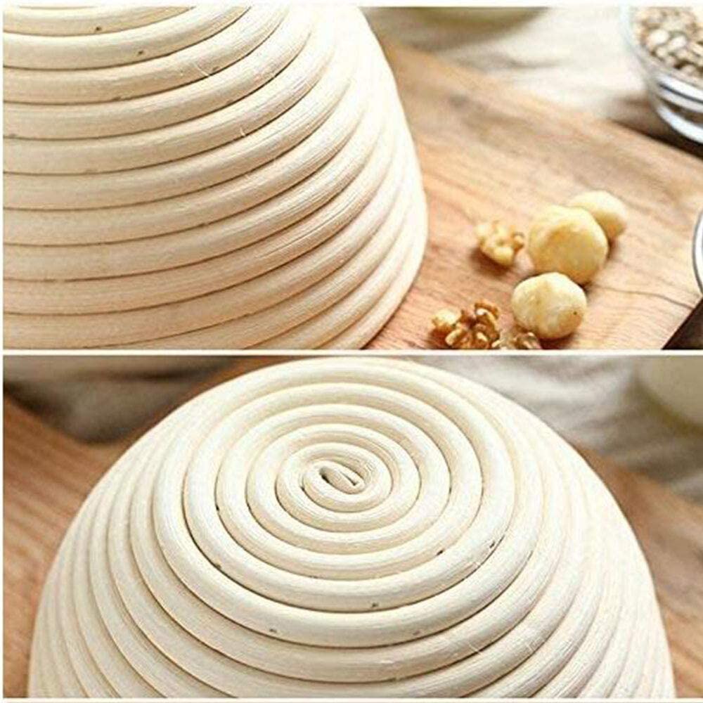 Round /Oval Banneton Bread Basket Brotform Bread Fermentation Rattan Basket Dough Mass Bread Proofing Proving Basket DIY Tool