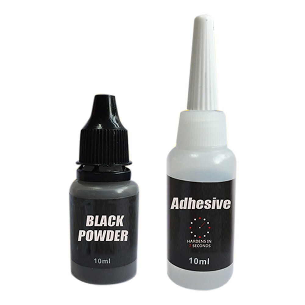 10ML Adhesive Transparent Color Powder Quick Fix Fast Bonding Glue Set High Strength Fast Bonding